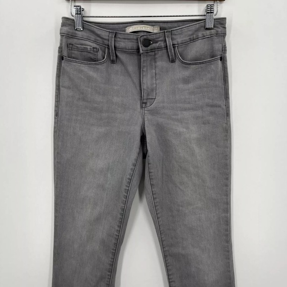 Athleta Jeans Women's Size 4 Gray Cotton‎ Blend Stretch Mid Rise Ankle Zip Fly - Picture 2 of 11